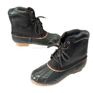 Midwest Traders Womens Thermalite Steel Shank Winter Duck Mud Boots Size 6